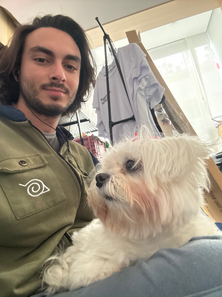 Lucas and Lily the dog — photo 1 of 9